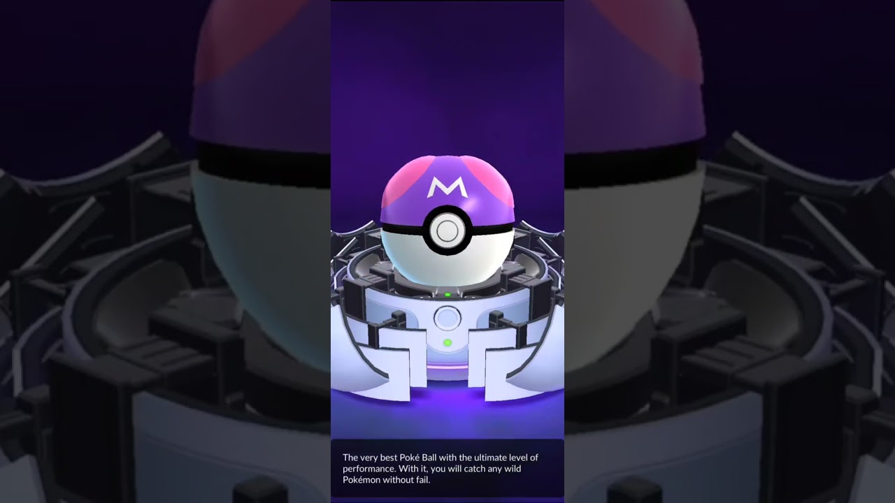 Pokemon Go Master Ball Animation 
