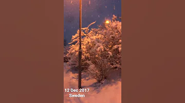 صوت المشي علي الثلج السويد The Sound Sweden Of Walking In The Snow 
