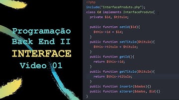 Vídeo 06 – INTERFACE
