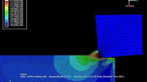 2D cutting in ABAQUS/Explicit