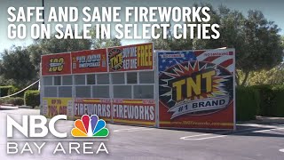 Safe and Sane Fireworks Go on Sale in Select Bay Area Cities for July Fourth