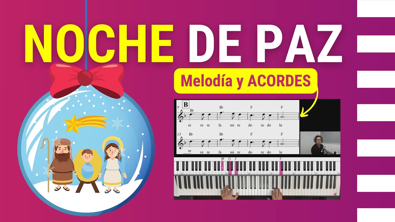 Noche de Paz | PIANO TUTORIAL - YouTube