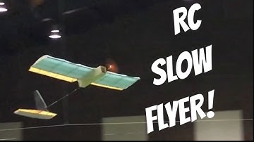 Scratchbuilt 30” Ultralight RC Slow Flyer! - Build And Maiden Flight!