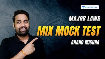 Major Law Mix Mock Test | Anand Mishra | UP PCSJ Preparation | Unacademy Judiciary