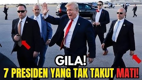 TAK ADA YANG BISA MENYENTUHNYA❗7 Presiden Paling Dilindungi Didunia