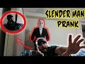 (HE HAD A SWORD!) SNEAKING INTO FRIENDS HOUSE AS SLENDER MAN