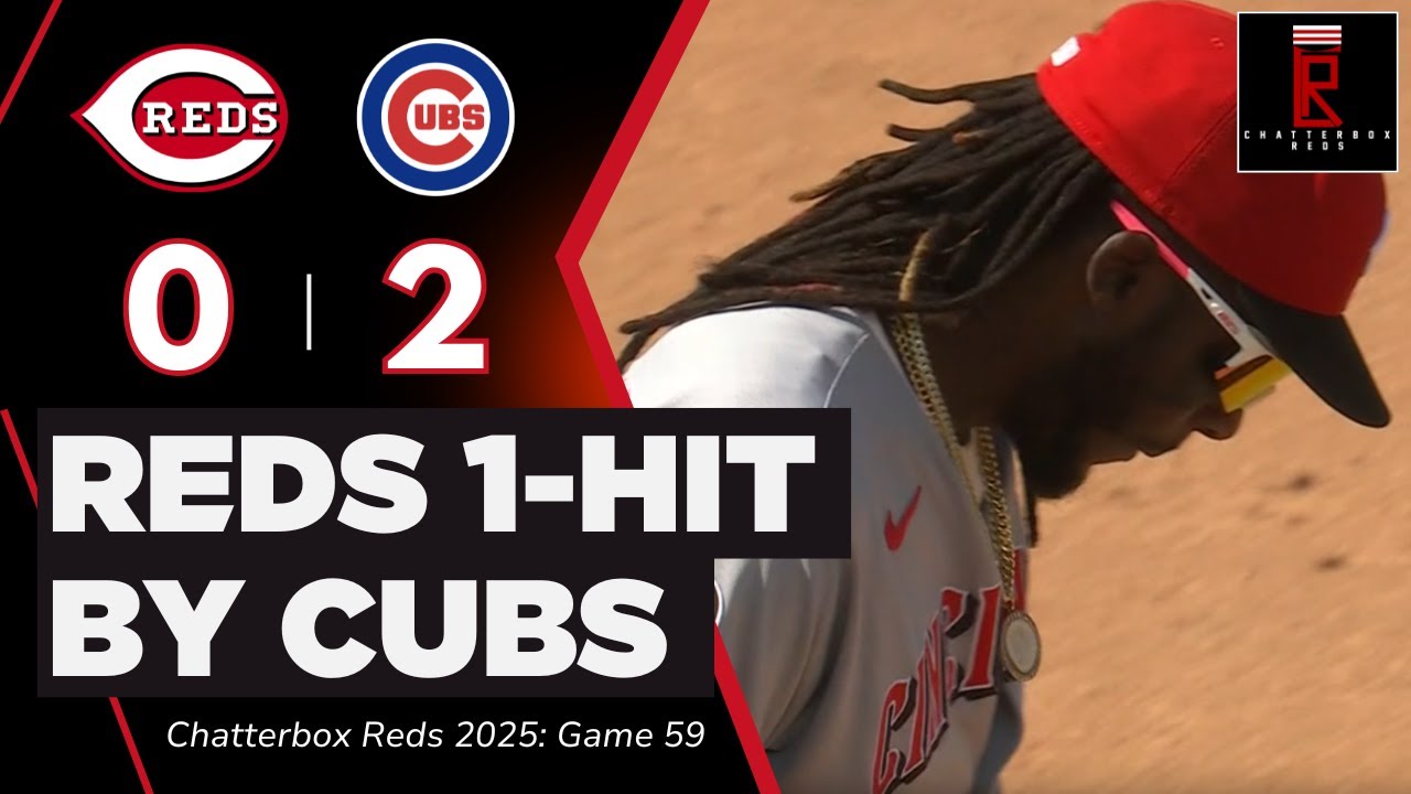 Cincinnati Reds 1-Hit in UGLY Shutout at Wrigley Field vs the Chicago Cubs | Chatterbox Podcast