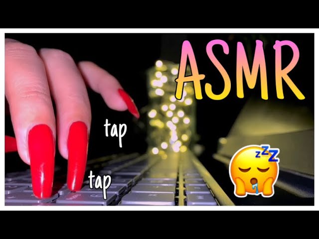 ASMR tapping TECLADO con uñas largas 💅🏻|| NO talking for SLEEP 😴