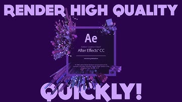 How to Render Fast High Quality After Effects Projects | Render 3x Faster!