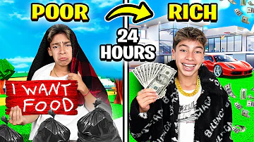 POOR to RICH in 24 Hours!!