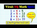 Viral IQ Math Quiz
