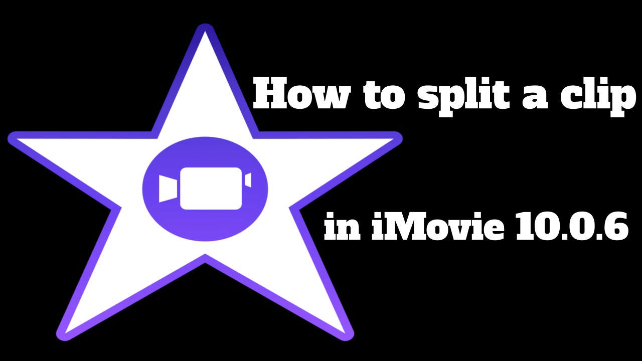 imovie how to split clip