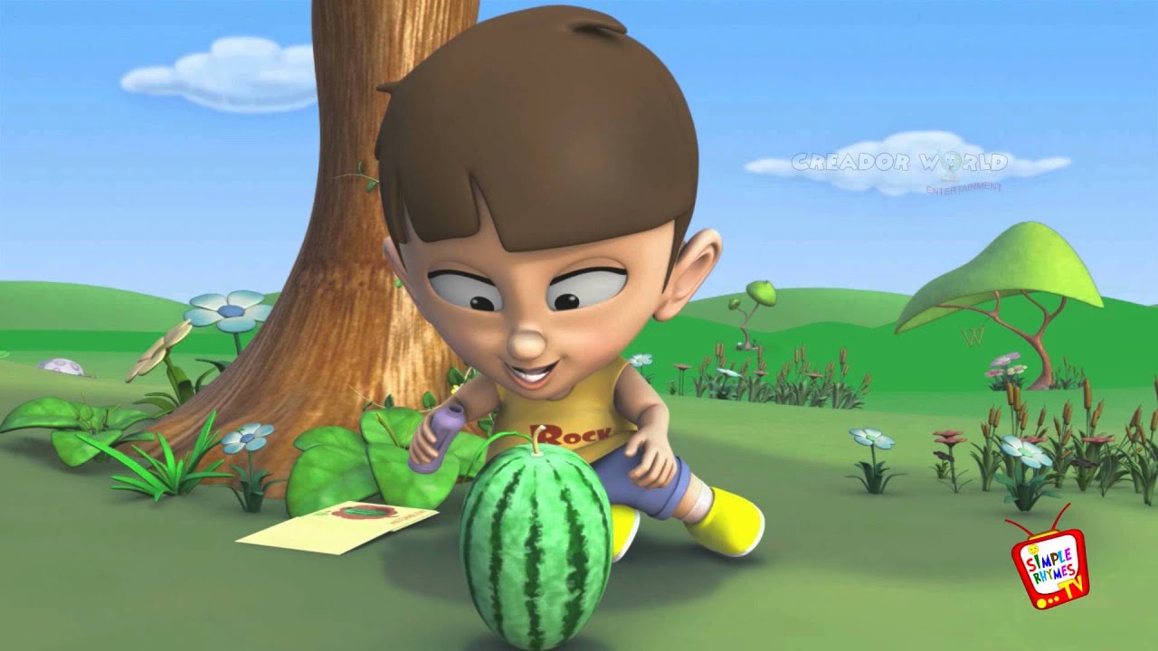 W For Watermelon || Nursey Rhymes Collection For Kids - YouTube