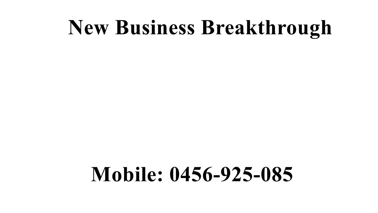 small business coaching service melbourne - small business coaching New Business Breakthrough