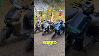 🔥Tvs Orbitor vs vida vx2 vs ola s1x speed test in 2026😱 #ola #vida #tvs #dragrace