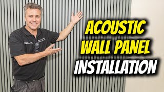How to Install Acoustic Wall Panels to a Flat Wall | FULL AZ GUIDE @wallsandfloors