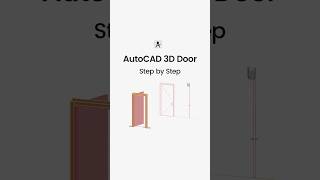 AutoCAD 3D Door Modeling | Step by Step Tutorial