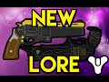 NEW Destiny Lore: The Last Word and Thorn | Myelin Games