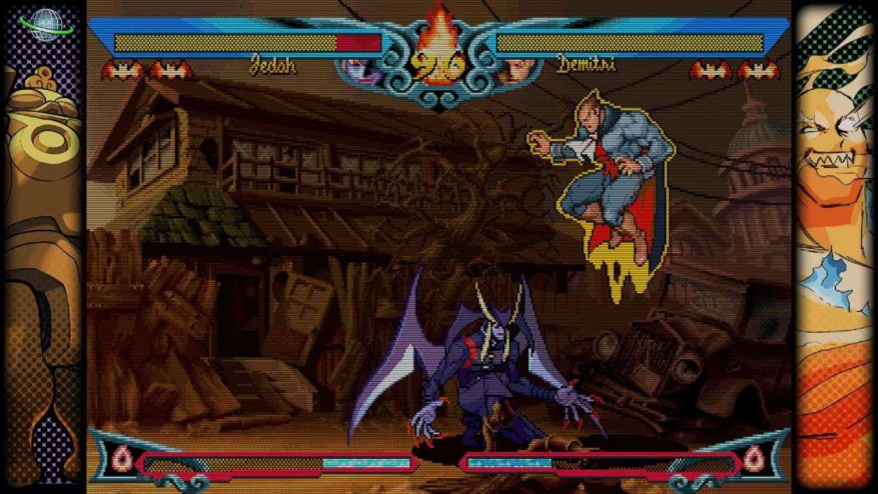 ヴァンパイアセイヴァー2 対決 ジェダ=ドーマ YouTube