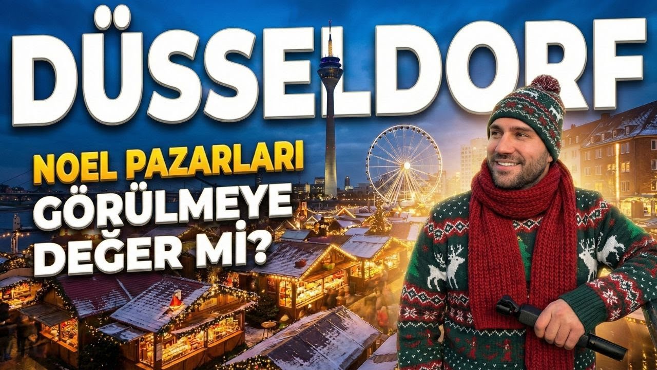 DÜSSELDORF GEZİ REHBERİ & NOEL PAZARLARI 🎄 Almanyanın En Uzun Barı, Little Tokyo, FİYATLAR! 😱 (VLOG)