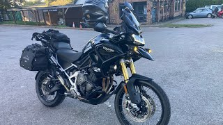 2024 Triumph Tiger 1200 Rally Pro with Givi Canyon Soft Bags @ Loomies