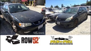 Rocklin Pick-N-Pull Corolla Matrix junk yard parts hunt 8/15/17 (3 Spoke Steering Wheel)