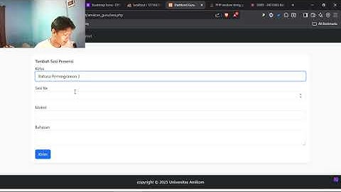 Bahasa Pemrograman II |Tugas 4 Demo Program Dashbord
