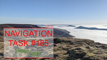 Navigation Task 185 #mapreading #contourlines #peakdistrict