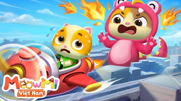 Chú khủng long giận dữ | Mèo con tức giận | Nhạc thiếu nhi | MeowMi Gia đình những chú mèo
