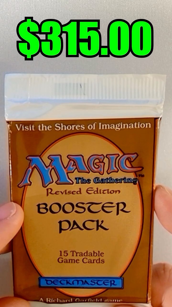MTG Revised Edition Booster Pack Opened! #MTG #MagicTheGathering