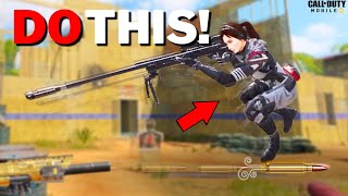 How To Do PRO SNIPER MOVEMENT In COD MOBILE!