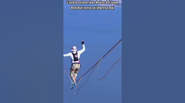 Attraversamento Audace: Jaan Roose sfida lo Stretto di Messina #JaanRoose #RedBull #Slackline