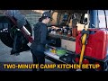 Two-Minute Camp Kitchen Setup