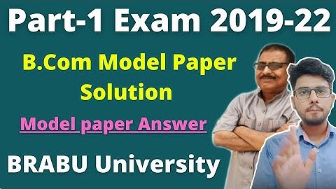 Brabu Part-1 Model Paper Solution Set-2 Auditing