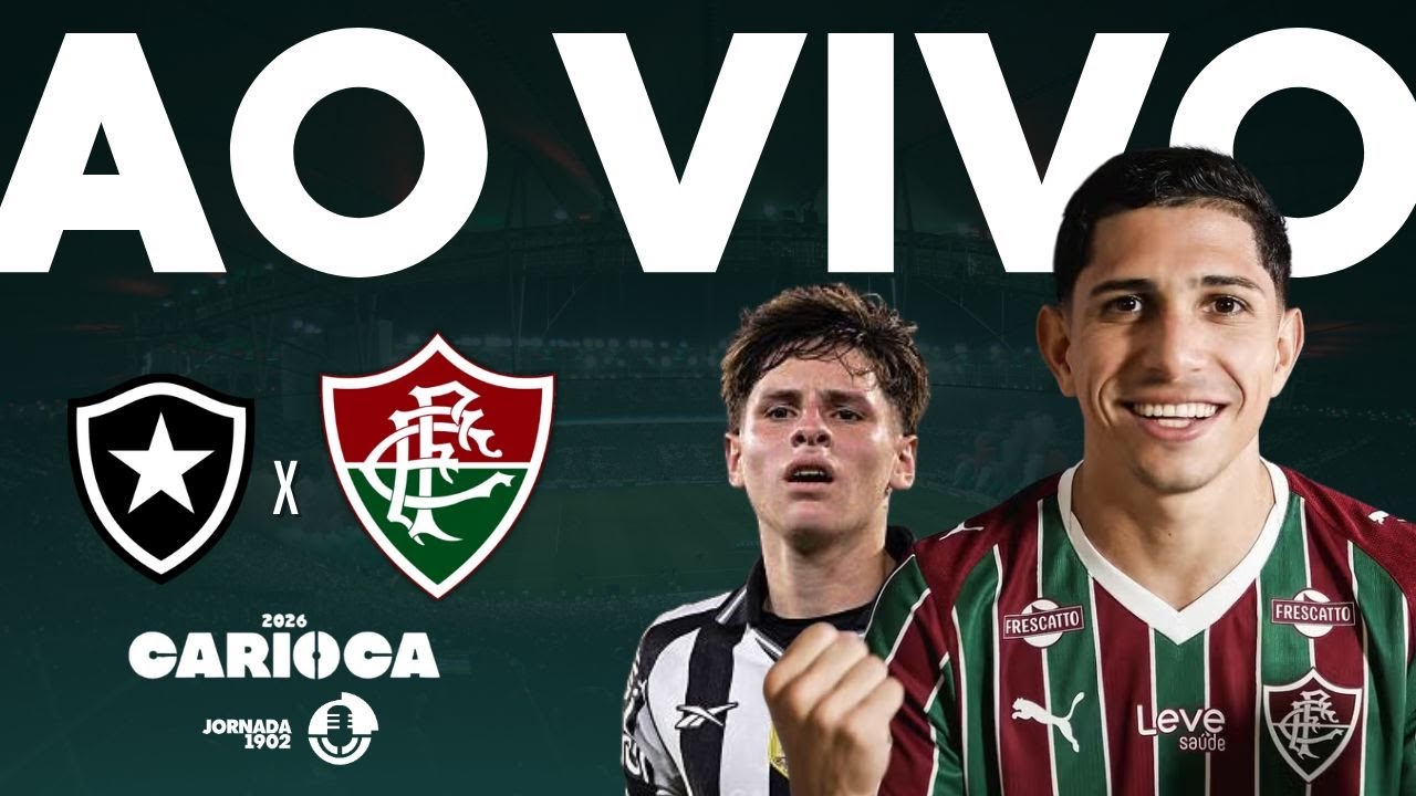 🖥️BOTAFOGO x FLUMINENSE | TRANSMISSÃO AO VIVO | CARIOCA 2026 | DIRETO DO ESTÁDIO