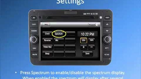 Rosen Navigation User Guide - System Settings