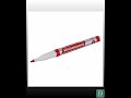 Whiteboard Markers (10 Markers - Slimline Tip - Red)