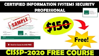 CISSP 2020 | Free CISSP Online Course  | CISSP Free Training |100 % Off Link Available screenshot 1