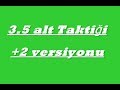 iddaa 3.5 Alt Taktiği Gelişmiş Versiyonu - YouTube