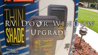 RV Door Window Upgrade