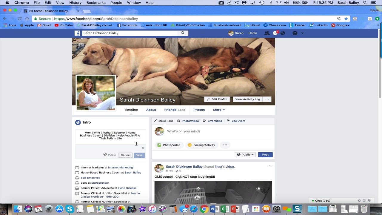 Facebook Timeline How to do Intro Section - YouTube