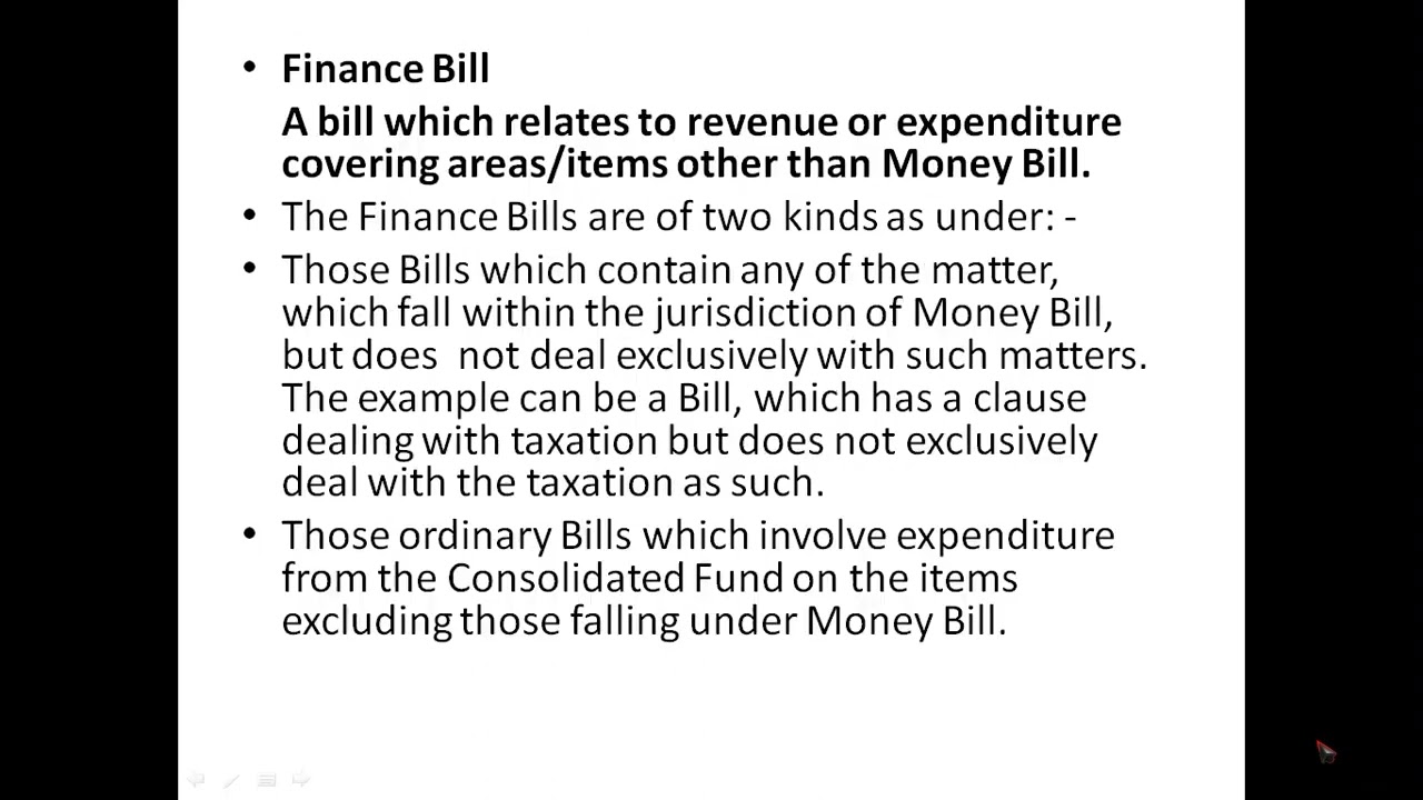 Revised JK Budget Manual-Lecture 5. Types of Bills and Grants, PAC, & important Definitions