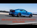 2020 GT500 Borla ATAK  Exhaust Install - Exhaust Notes @ End