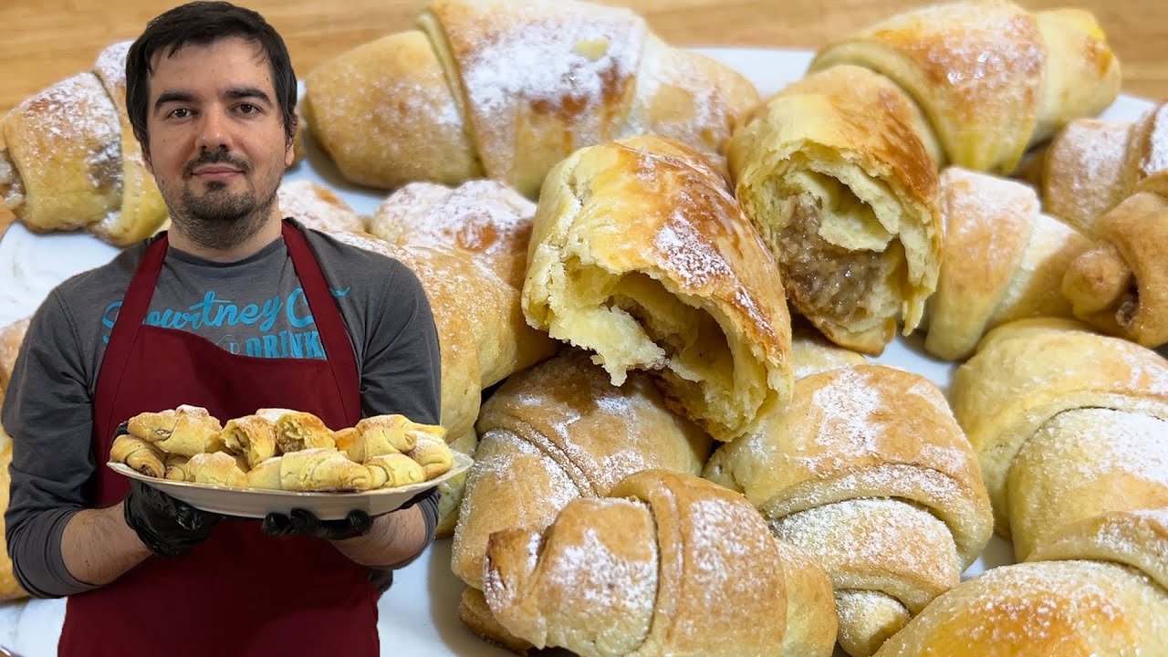 Սիգարետ Թխվածքաբլիթներ / ОРЕХОВЫЕ РОГАЛИКИ