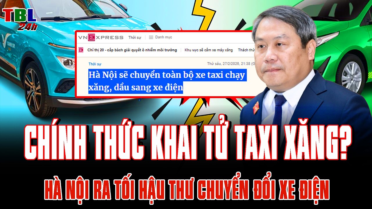 Chính thức KHAI TỬ XE XĂNG? Hà Nội ra TỐI HẬU THƯ chuyển đổi XE ĐIỆN