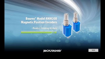 Bourns® Model AMM20B Non-Contacting Multiturn Rotary Position Sensors