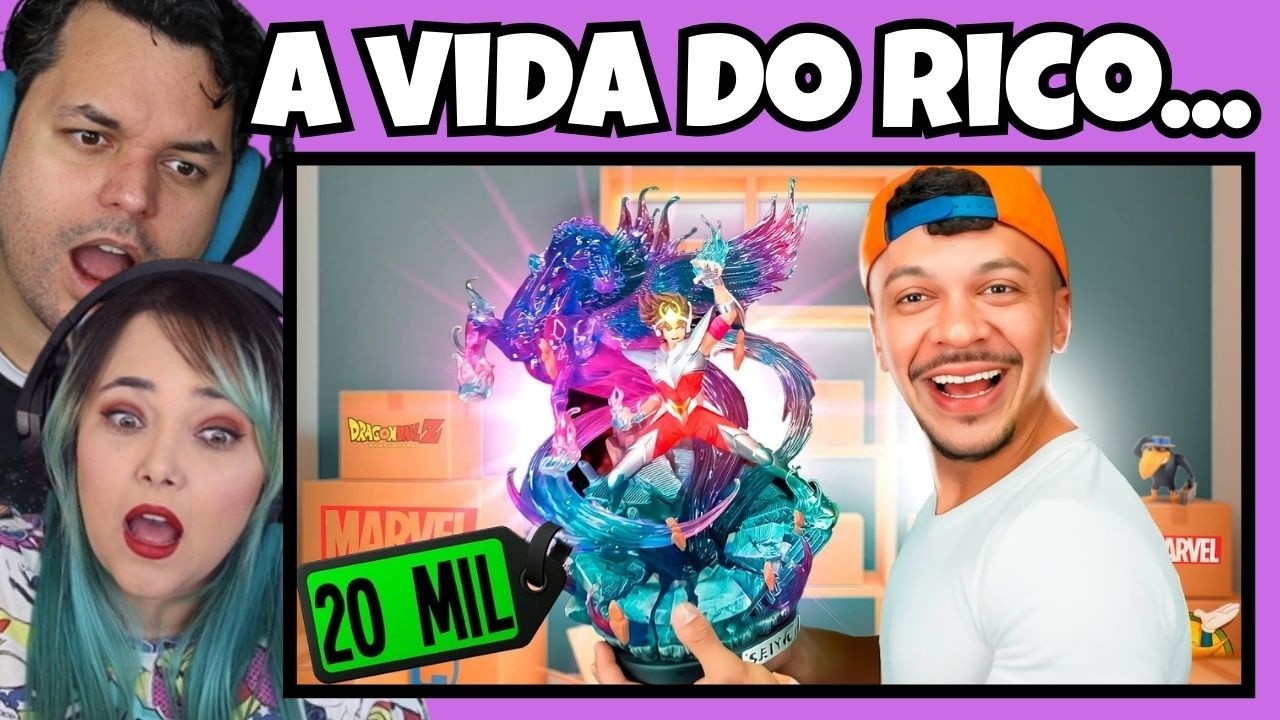 Julio Cocielo TORROU TODO SEU DINHEIRO EM ACTION FIGURES DA MINHA INFÂNCIA! 💸😱 // REACT