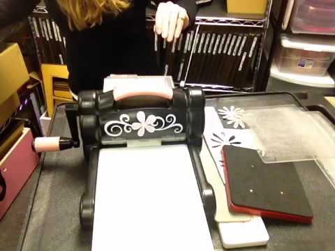 Sizzix Big Shot die cutting machine - YouTube