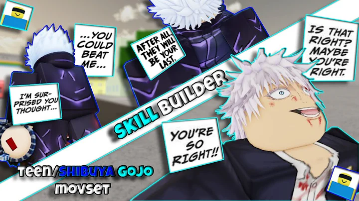 *Teen Gojo/Shibuya Gojo* Moveset using SKILL BUILDER... | Jujutsu Shenanigans