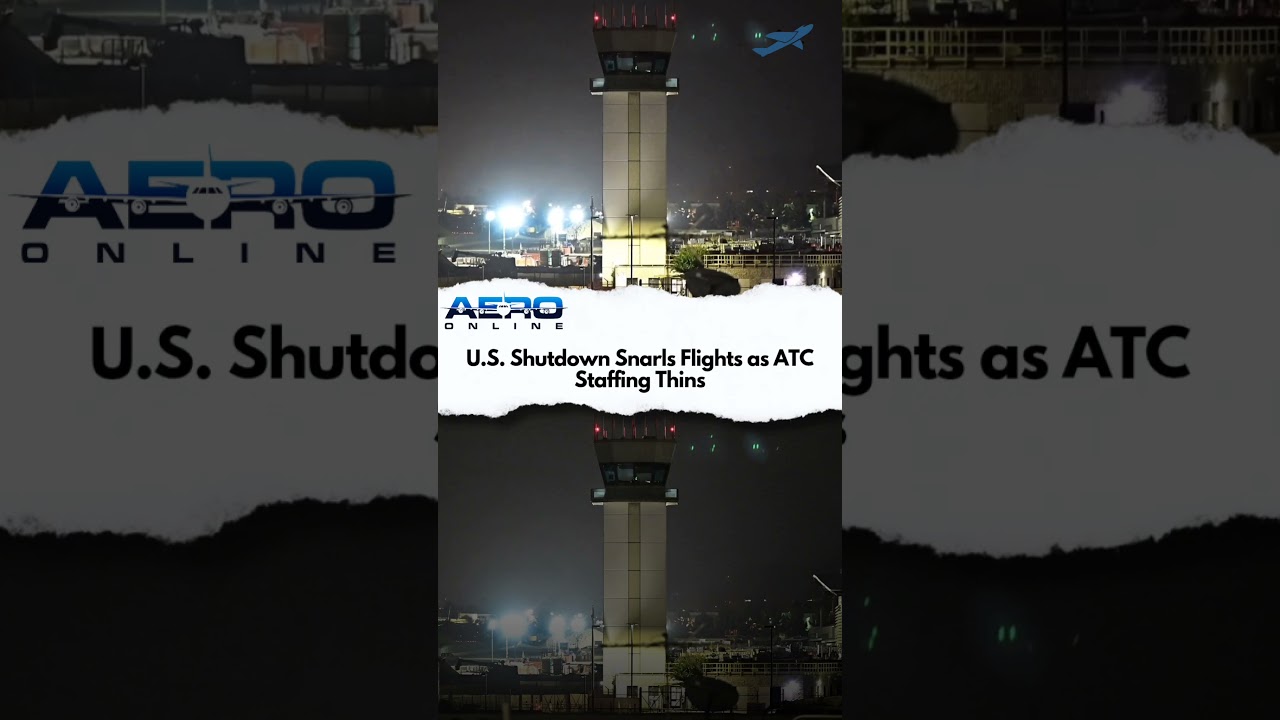 U.S. Shutdown Snarls Flights as ATC Staffing Thins 